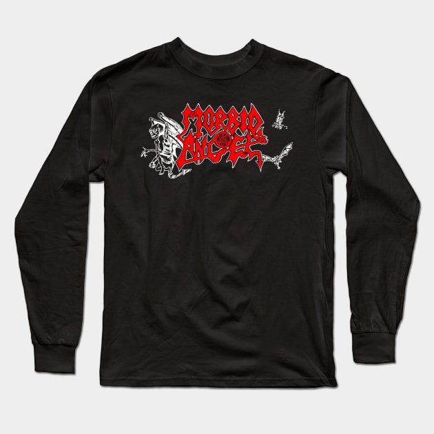 Morbid Angel Long Sleeve T-Shirt by ebbdesign